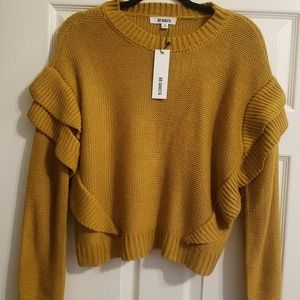 BB Dakota mustard sweater